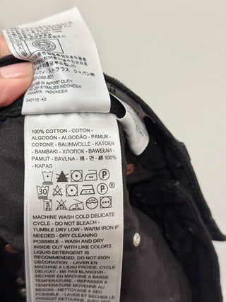 Levi's embellished denim shorts, 28