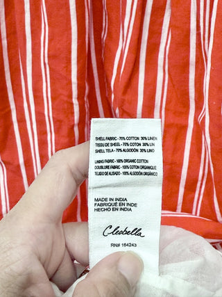 Cleobella Red and white maxi dress, XS