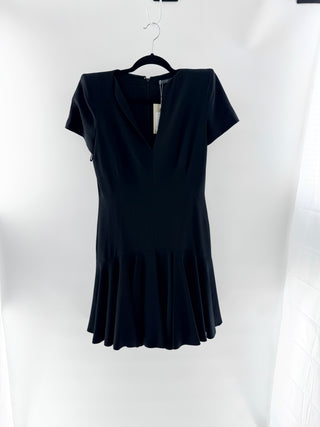 Alexander McQueen Tailored V-Neck Midi Dress, 42 IT / US 6