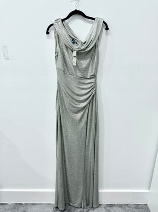 Ralph Lauren one off shoulder stretchy gown maxi dress, 4