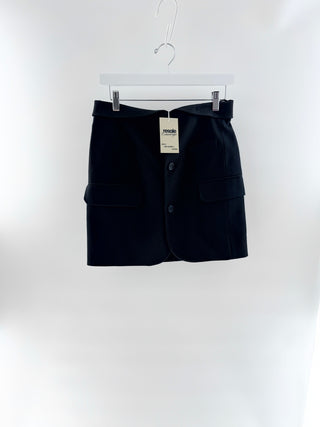 Helmut Lang Pleated Button Up Mini Skort, 4
