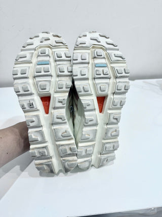 On Running Cloudvista Mesh Low Top Running Sneakers Beige Orange Women's US 8