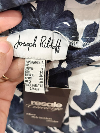 Joseph Ribkoff crop floral pants stretchy, 4