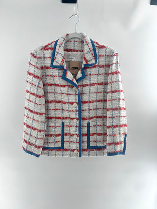 Sandro tweed jacket short coat, 2 / M