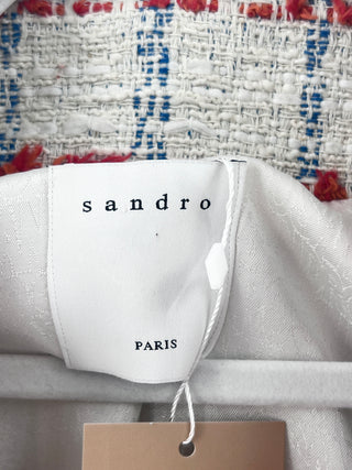 Sandro tweed jacket short coat, 2 / M