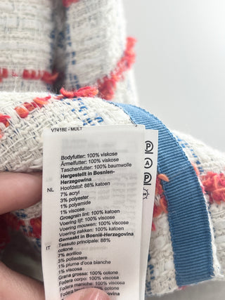 Sandro tweed jacket short coat, 2 / M