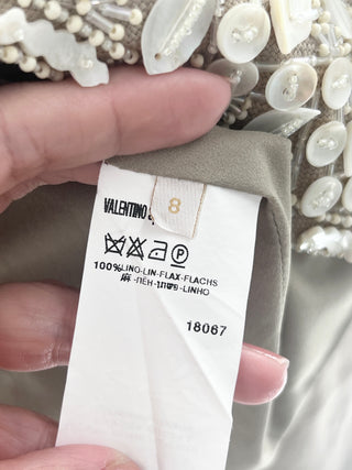 Valentino linen embellished jacket, 8