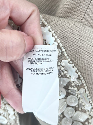 Valentino linen embellished jacket, 8