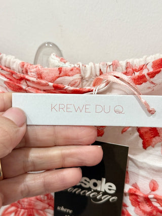 Krewe Duq casual floral mini dress, XS
