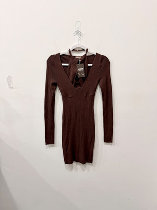 Camila Coelho ribbed mini dress, M