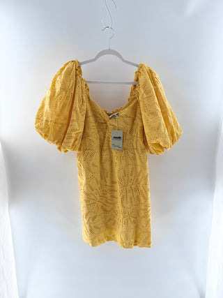 Farm Rio eyelet mini dress, XL