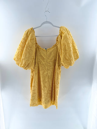 Farm Rio eyelet mini dress, XL