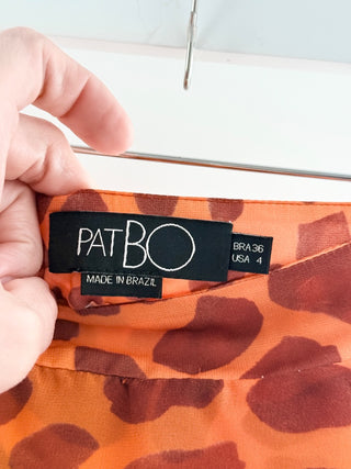 PatBo pattern set crop top and long skirt, top S/ bottom 4