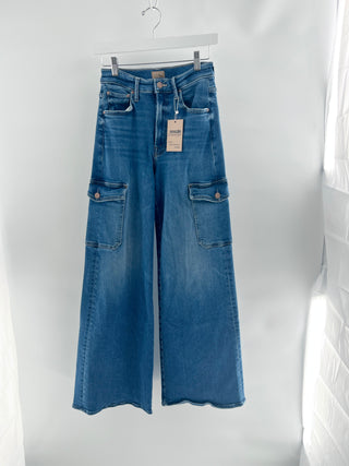 Mother undercover cargo sneak jeans, 26