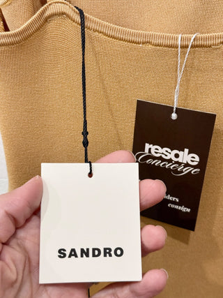 Sandro knit ombre cut out midi dress, 36 FR / 4 US