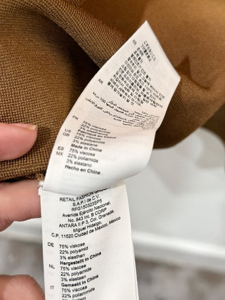 Sandro knit ombre cut out midi dress, 36 FR / 4 US