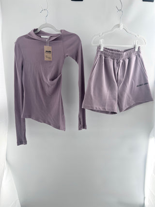 Helmut Lang casual set turtleneck and shorts, XXS oversized