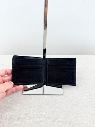 Gucci canvas and leather bifold men wallet