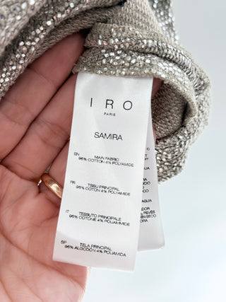 IRO metallic sleeveless top samira, 32 FR / US 0