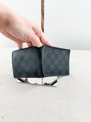 Louis Vuitton multiple men wallet damier graphite