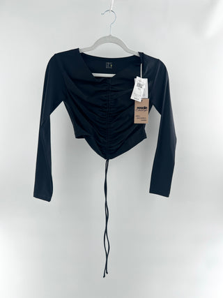 Port de Bras ruched crop top, S