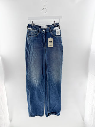 IRO straight leg jeans with cut outs, 25