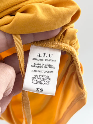 ALC ruched sleeveless jersey top, XS