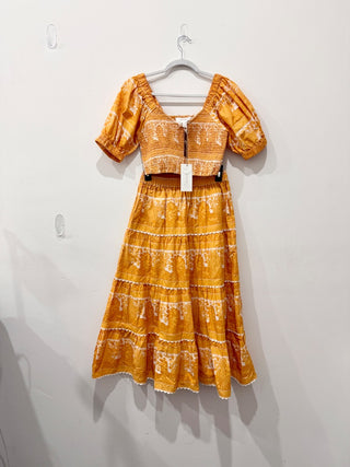 Cleobella matching set top and skirt, XS / S