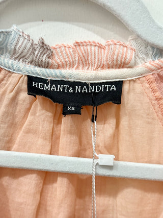 Hemant & Nandita boho mini dress, XS