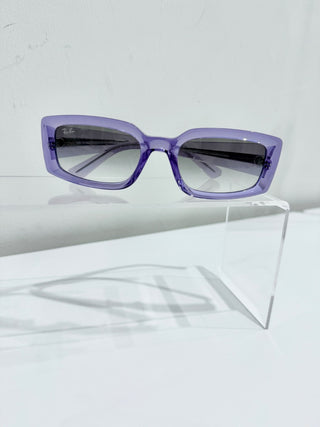 Ray Ban Kiliane purple rectangular sunglasses