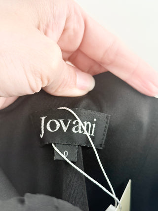 Jovani asymmetrical long pattern dress, 0