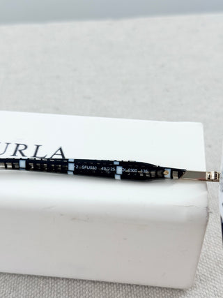 Furla round sunglasses with double bridge