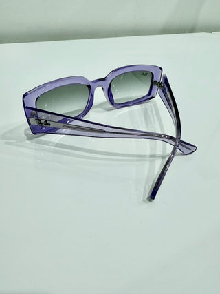 Ray Ban Kiliane purple rectangular sunglasses