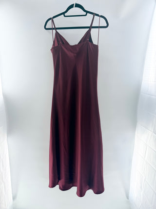 Dress forum satin midi dress, M