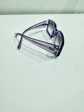 Ray Ban Kiliane purple rectangular sunglasses