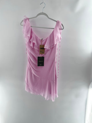 House of CB kalena mini dress with ruffles, M