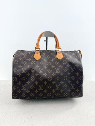 Louis Vuitton monogram speedy bag 35, 35