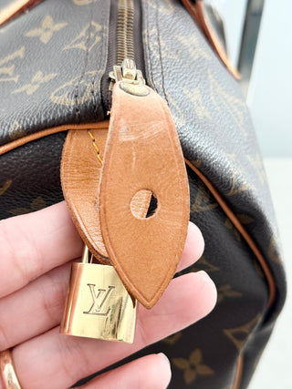 Louis Vuitton monogram speedy bag 35, 35