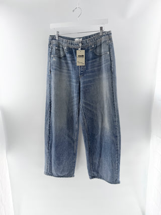 Rag & Bone miramar faux denim wide leg, L