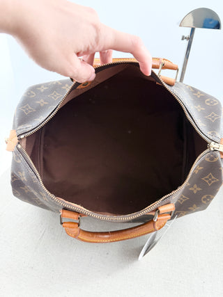 Louis Vuitton monogram speedy bag 35, 35