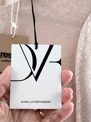 Diane von Furstenberg menaro sequin mini dress, 6