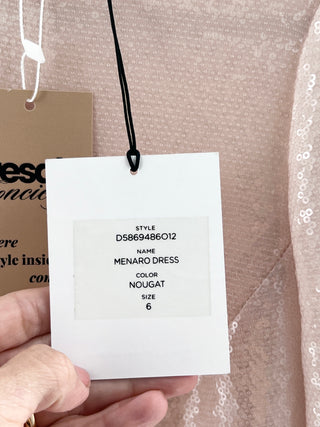 Diane von Furstenberg menaro sequin mini dress, 6