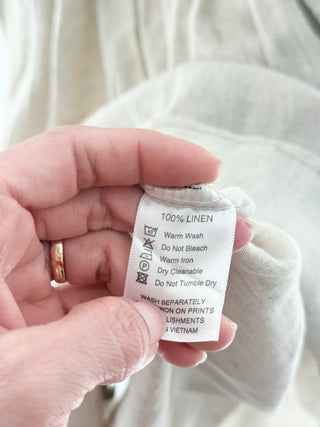 Lahntropy linen dress midi, XL