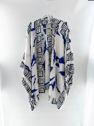 Diane von Furstenberg 100% silk kimono cover up, M/L