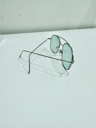 Illesteva Montevideo  geometrical Aviator sunglasses