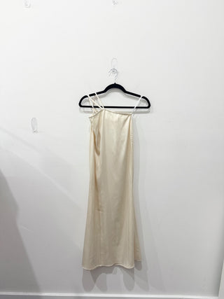 Meshki satin long skirt, XS