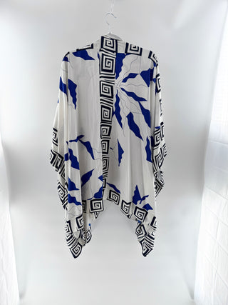Diane von Furstenberg 100% silk kimono cover up, M/L
