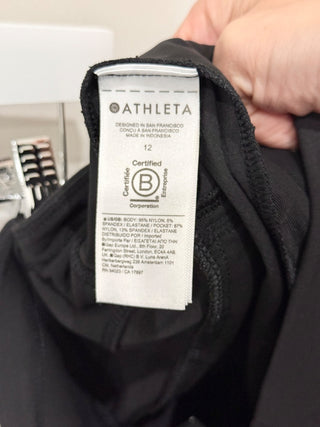 Athleta Black Parachute Pants, 12