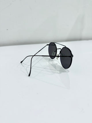 Illesteva Allen black flat sunglasses