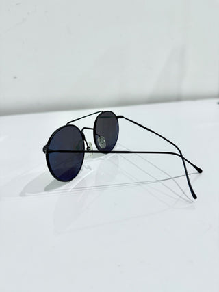 Illesteva Allen black flat sunglasses